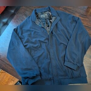 FootJoy Dryjoys Navy Nylon Lined Men's XL Golf Jacket, Made In USA